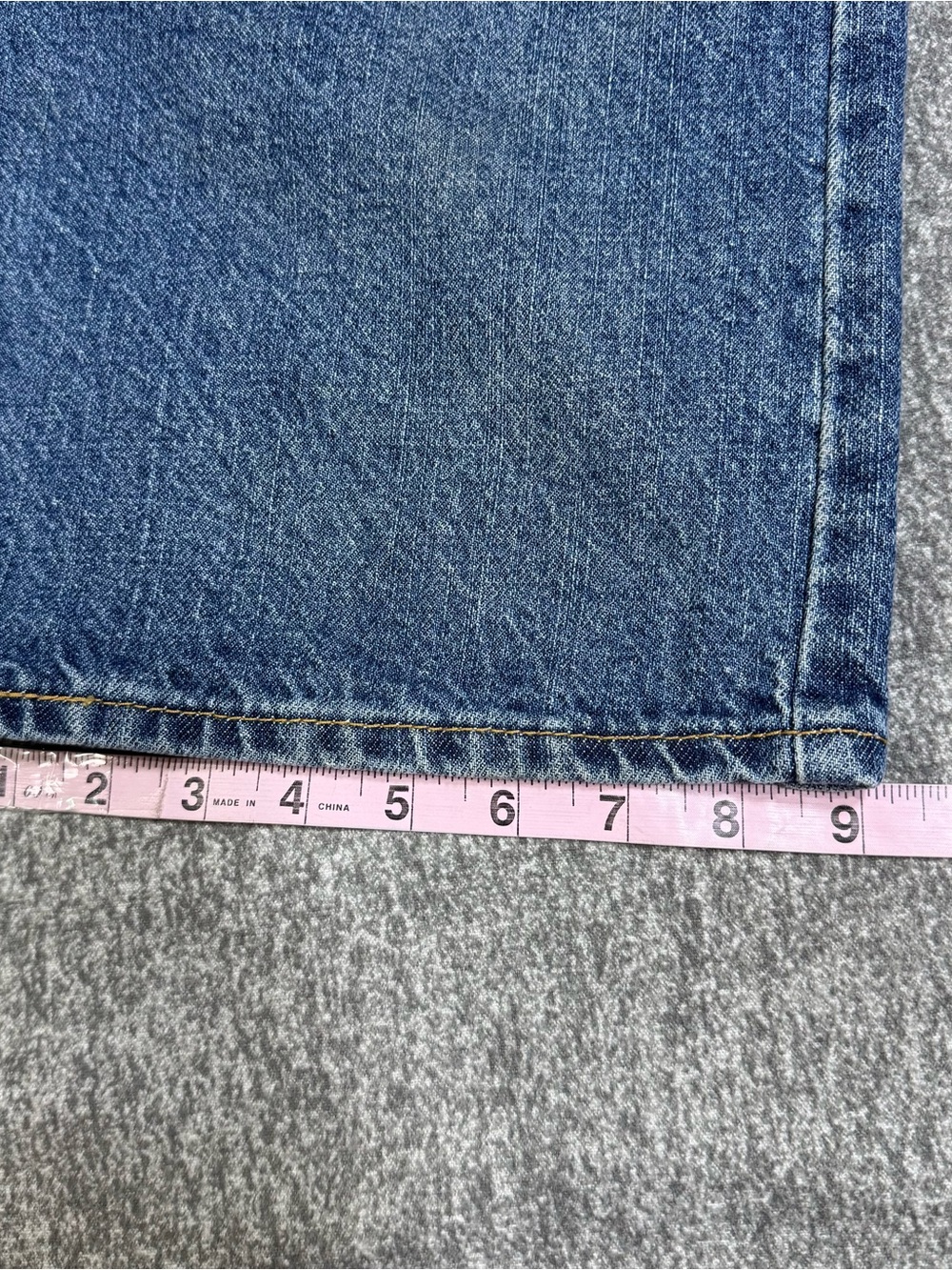 Levi's 505 Denim Shorts Mens 32 Blue Excellent Regular Fit Jorts 100% Cotton 20” - Picture 11 of 12